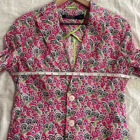 Polo Ralph Lauren Women's Floral Blazer Jacket Golf Size 4 - Picture 6 of 7